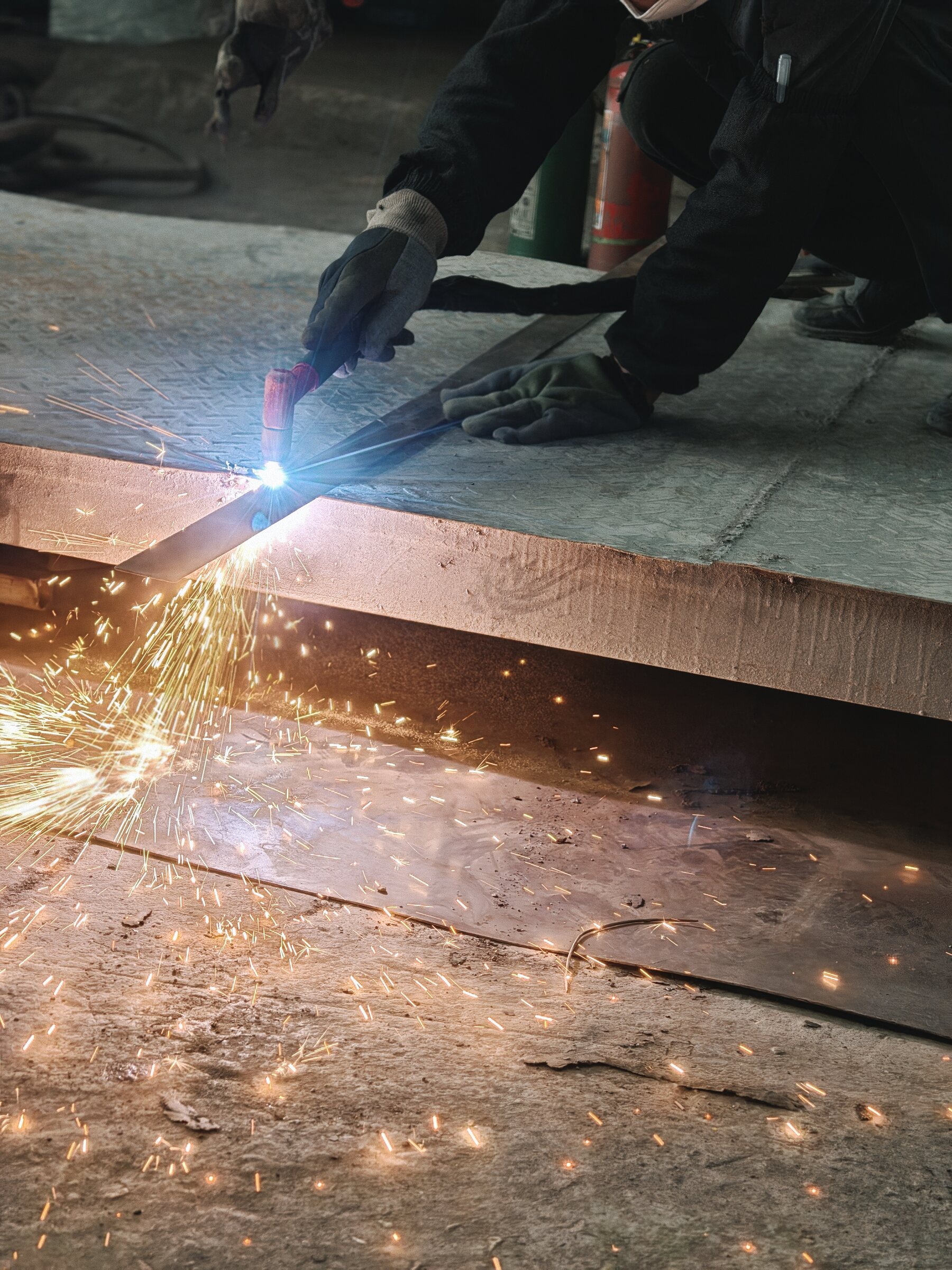 Stainless steel tank fabrication detail